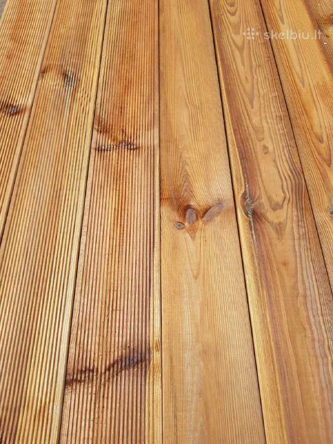 Impregnuotos terasinės lentos iš pušies medienos - nuotraukos Nr. 10