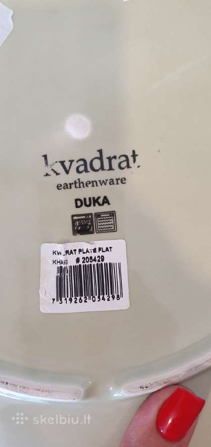 Kvadrat Duka lėkštės - nuotraukos Nr. 3