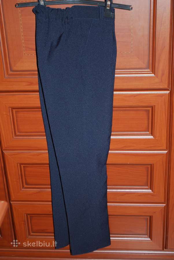 Klasikinės kelnės su kantu 158 cm dydžio - nuotraukos Nr. 2