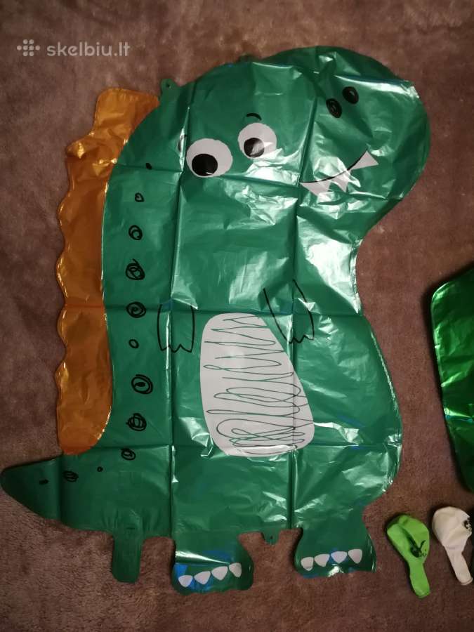 Balionų rinkinys su dinozauru - nuotraukos Nr. 4