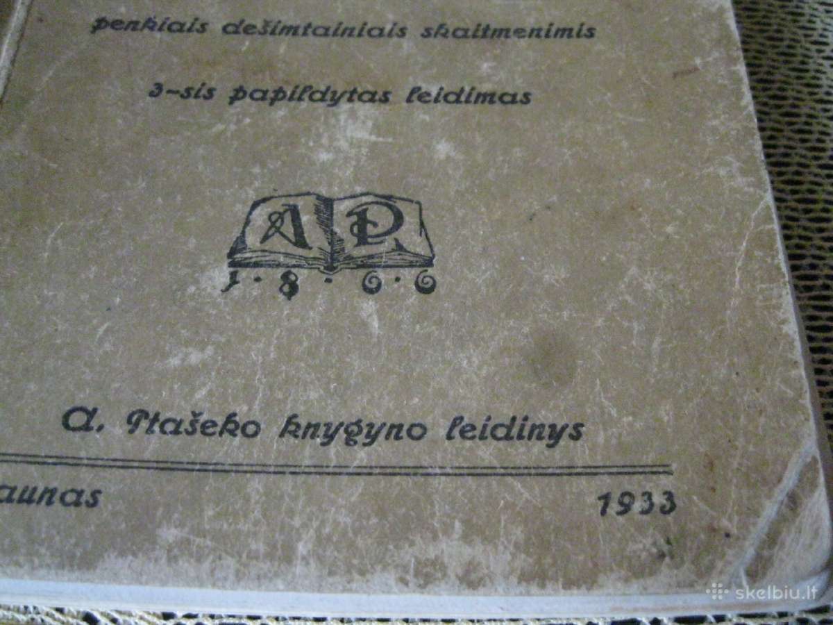 Lietuvos prieskario knyga. .zr. foto. - nuotraukos Nr. 2