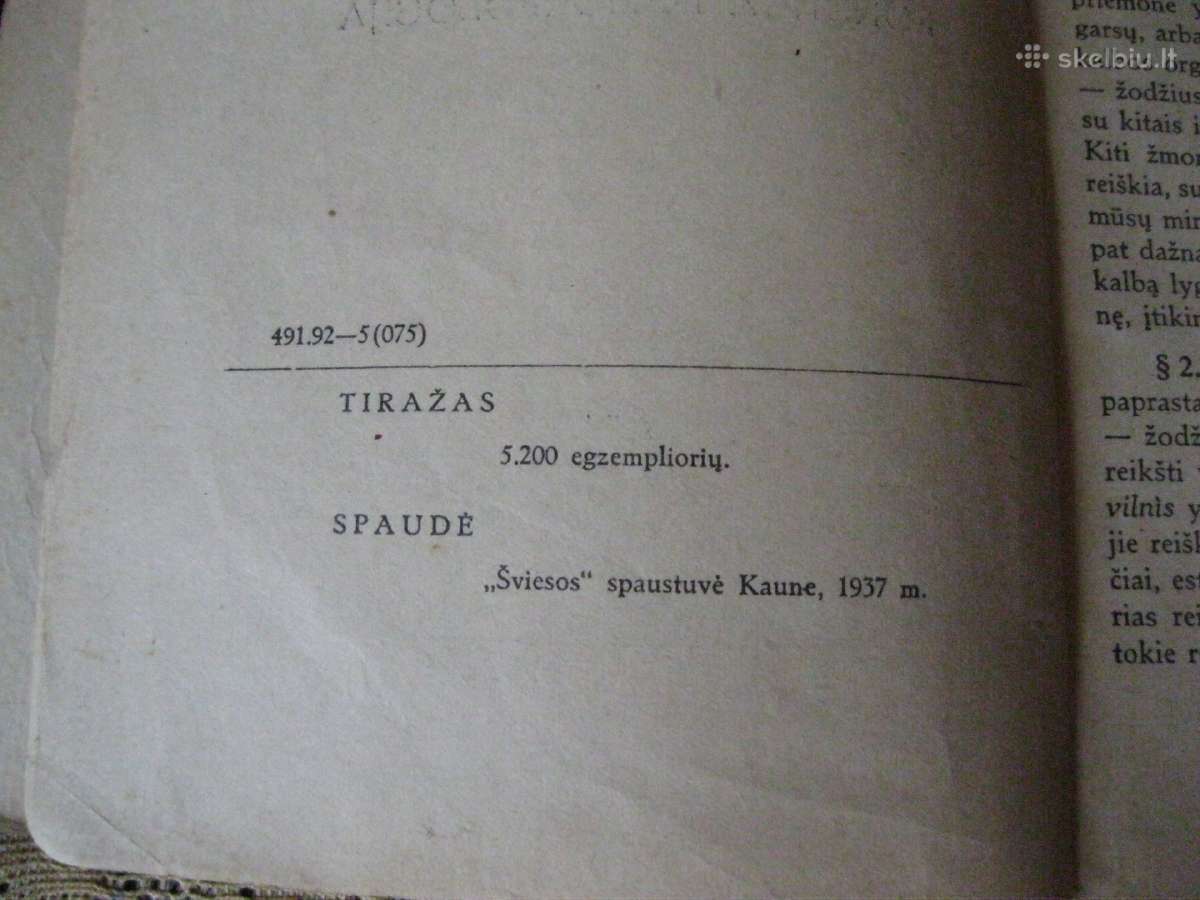 Lietuvos prieskario knyga. .zr. foto. gal kole - nuotraukos Nr. 4