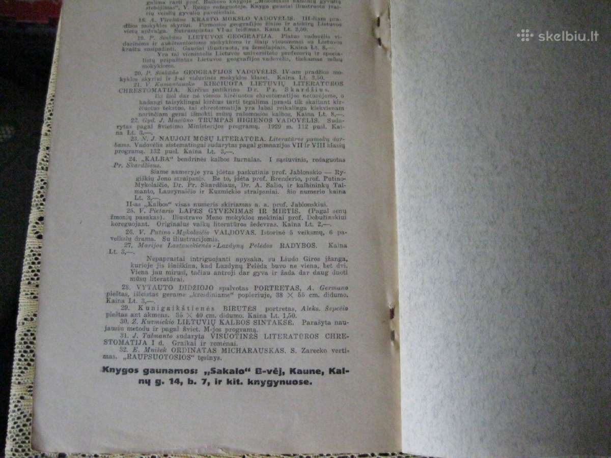 Lietuvos prieskario knyga. .zr. foto. gal kole - nuotraukos Nr. 6