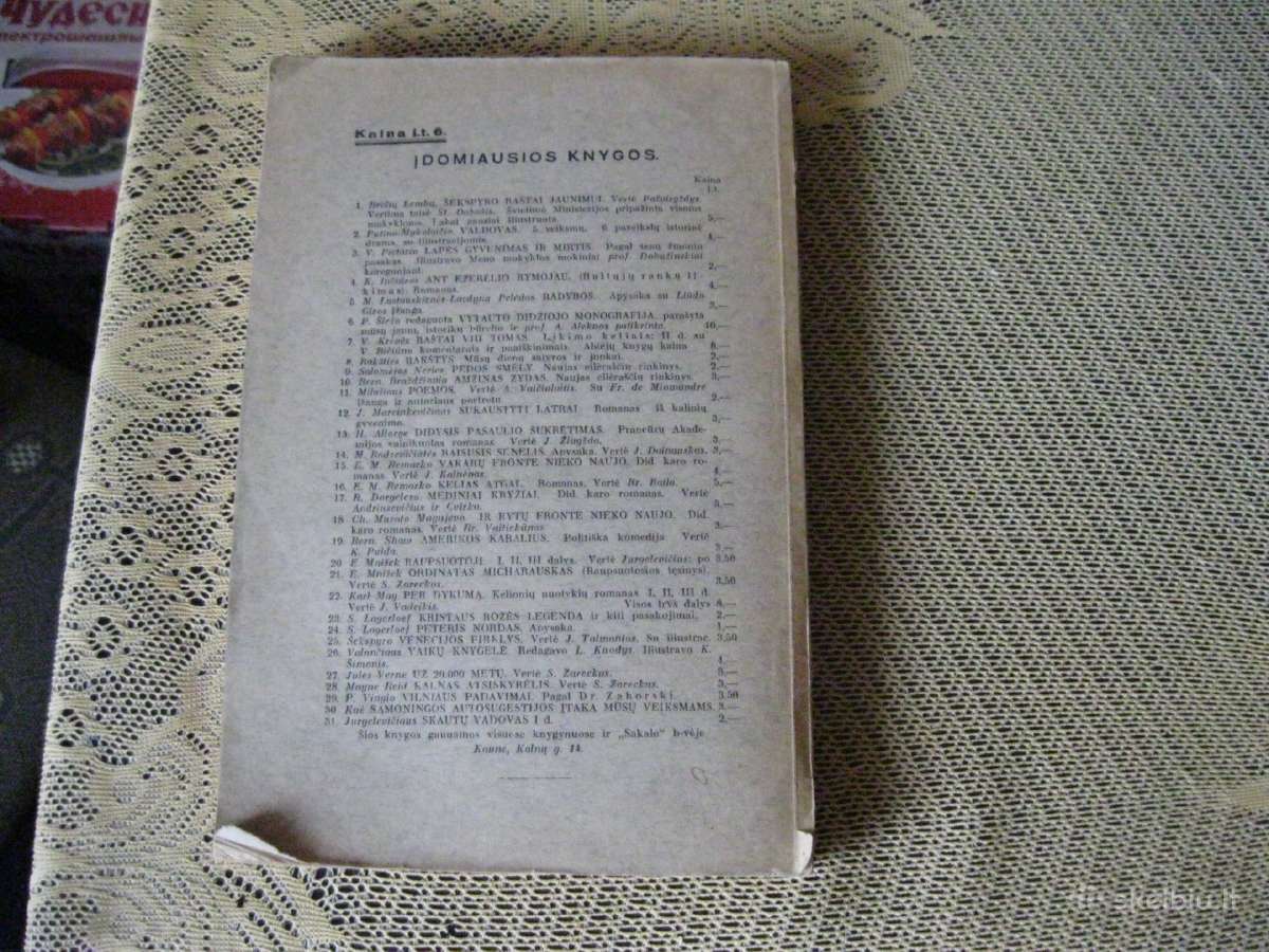 Lietuvos prieskario knyga. .zr. foto. gal kole - nuotraukos Nr. 7