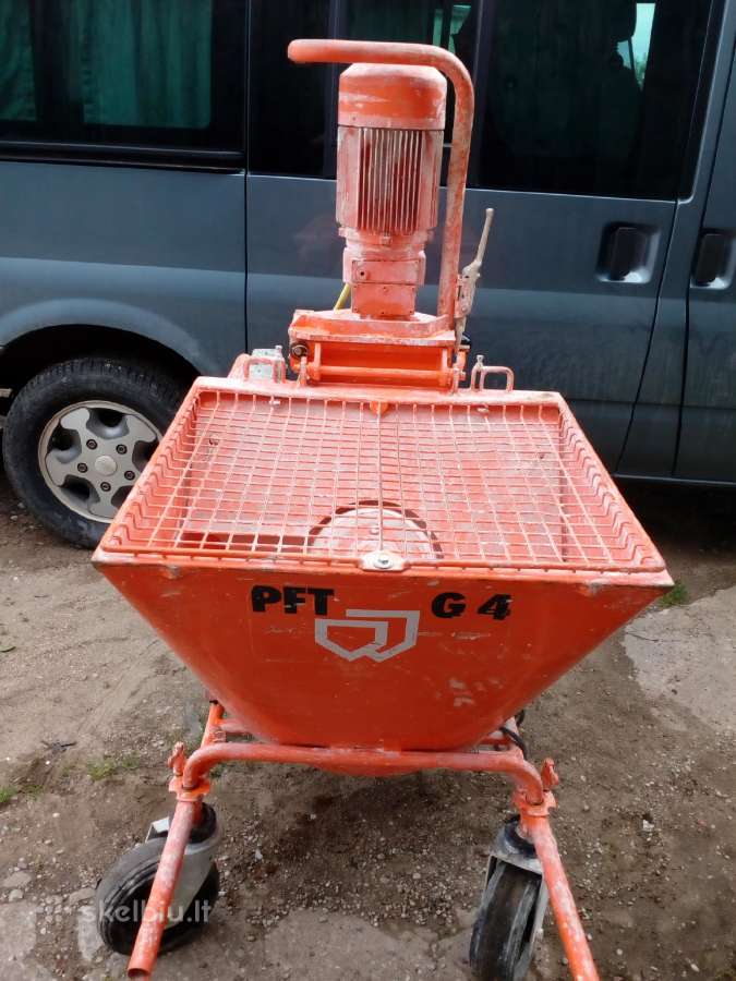 Parduodu Tinkavimo aparata Knauf Pft G4 - nuotraukos Nr. 5