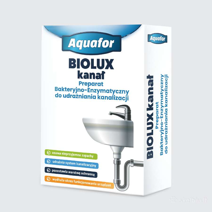 Bakterijos Biosanit Biolux nuotekoms 500gr. - nuotraukos Nr. 2