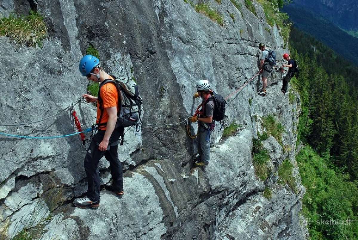 Via ferrata įrangos nuoma - nuotraukos Nr. 7