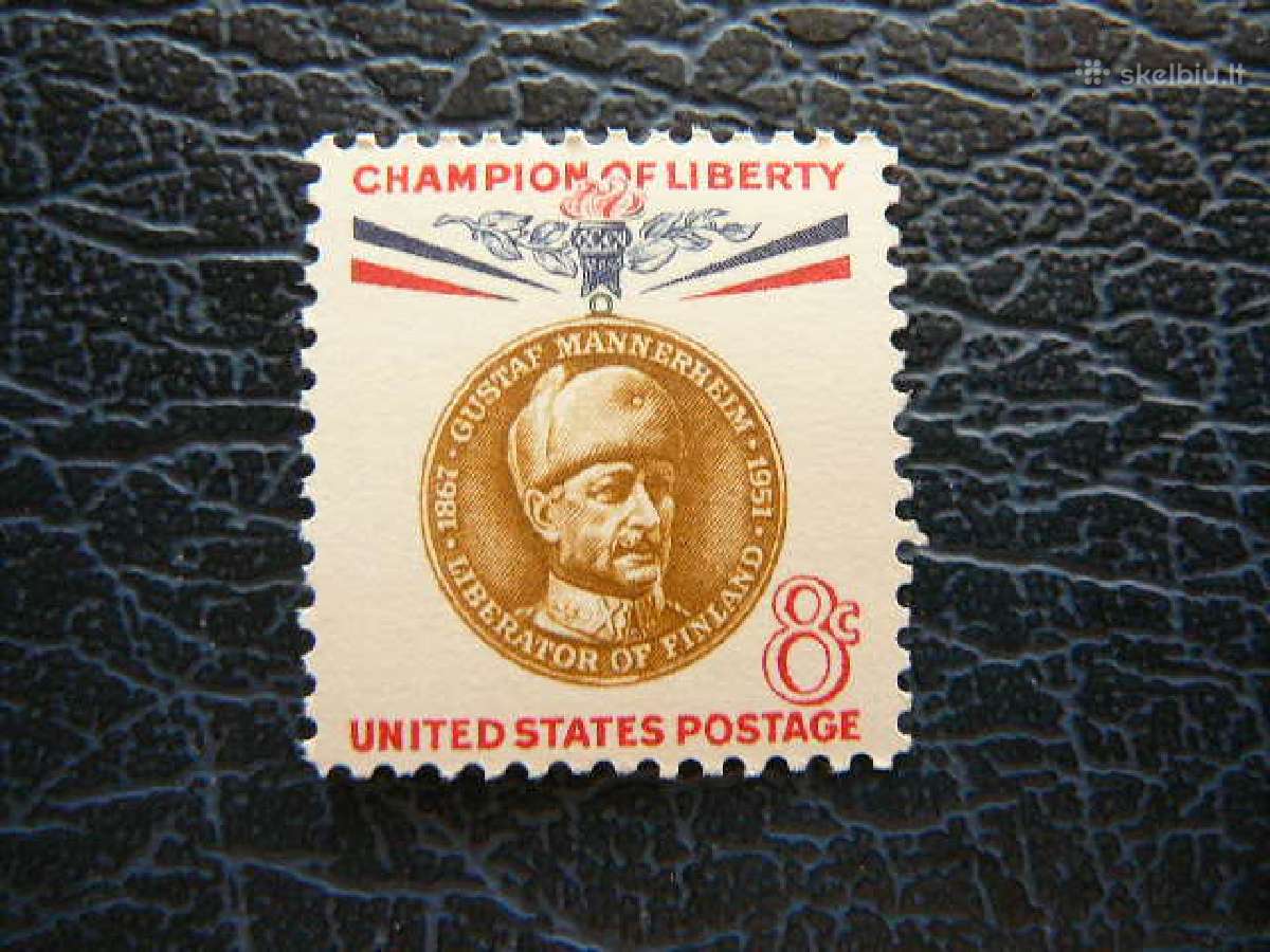 Izymus zmones G. Manerheimas JAV Mnh uss796