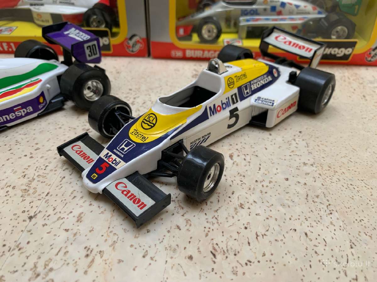 Modeliai mercedes ferrari porsche 1/24 burago f1 - nuotraukos Nr. 4