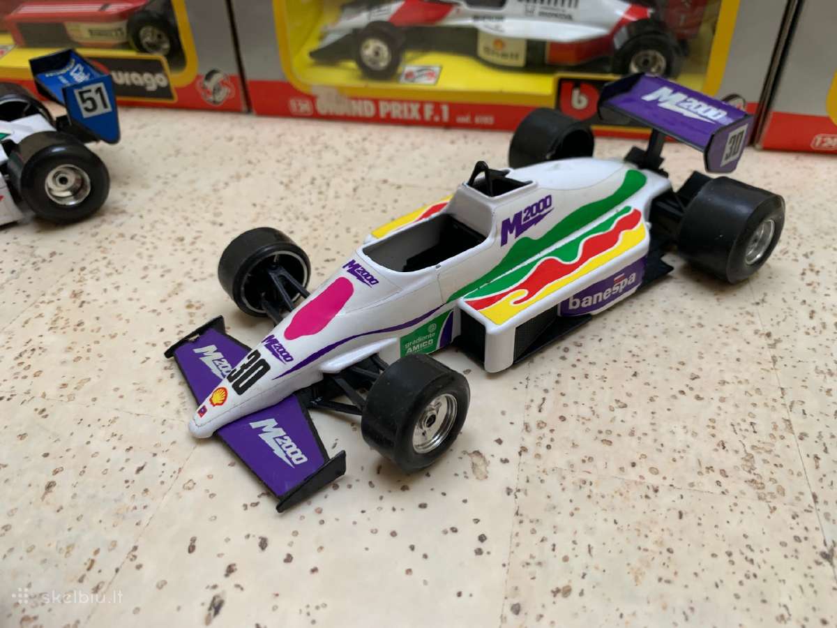 Modeliai mercedes ferrari porsche 1/24 burago f1 - nuotraukos Nr. 5