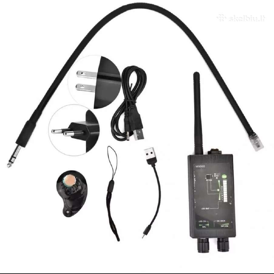 Gsm,GPS,wi-fi, 4G, 5G signalų detektorius M8000 - nuotraukos Nr. 8