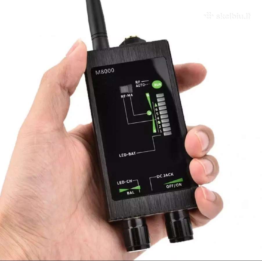 Gsm,GPS,wi-fi, 4G, 5G signalų detektorius M8000 - nuotraukos Nr. 2