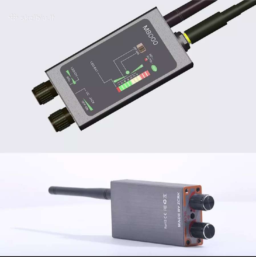 Gsm,GPS,wi-fi, 4G, 5G signalų detektorius M8000 - nuotraukos Nr. 6