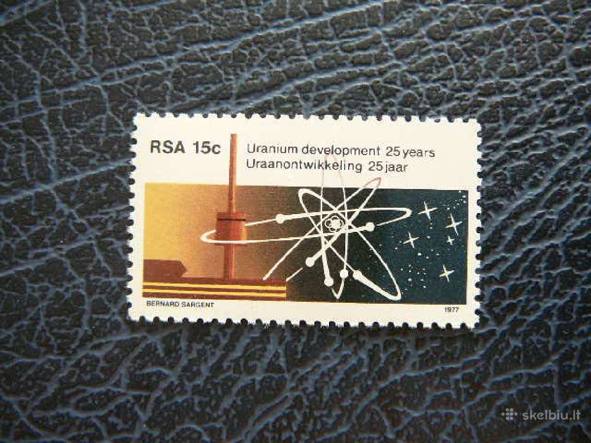 Atomo modelis Pietu Afrikos R. svarus rsa535