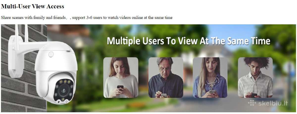 4G Full HD valdoma lauko kamera su sim - nuotraukos Nr. 6