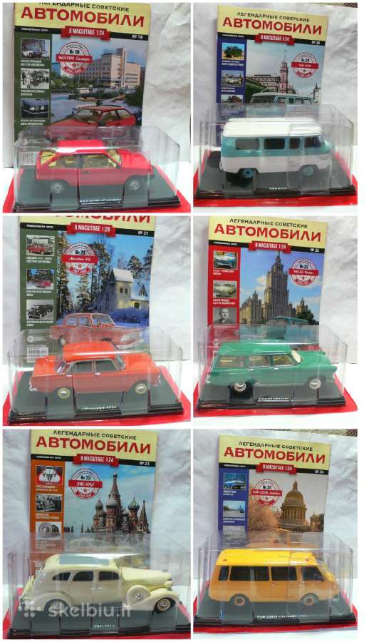 Legendiniai tarybinai automobiliai, mastelis 1:24 - nuotraukos Nr. 5