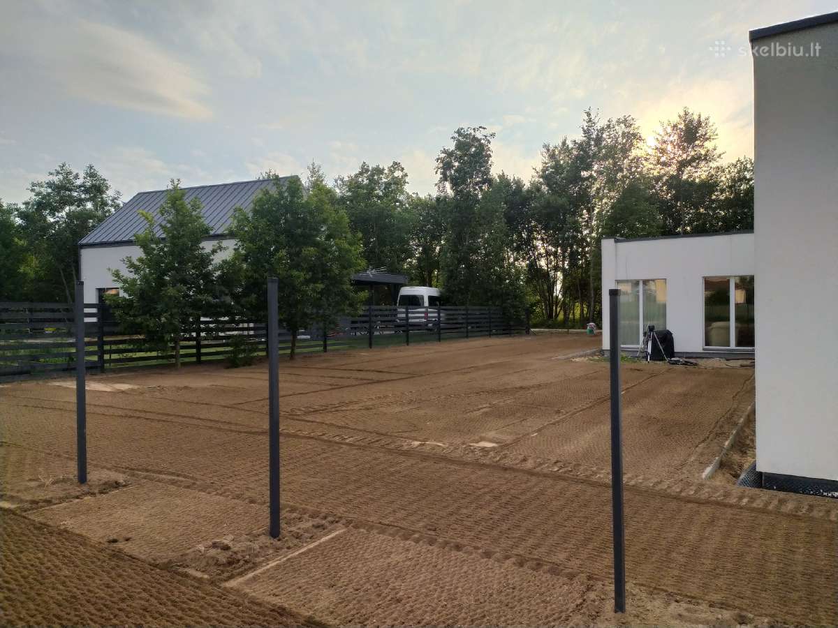 Pagrindų įrengimas, vejos įrengimas, žemės darbai - nuotraukos Nr. 22