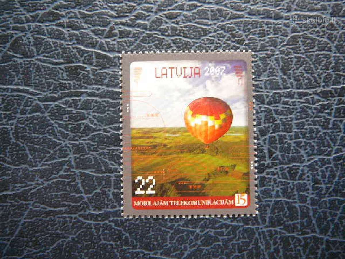 Oro balionai Latvija 2007 Mnh llt692