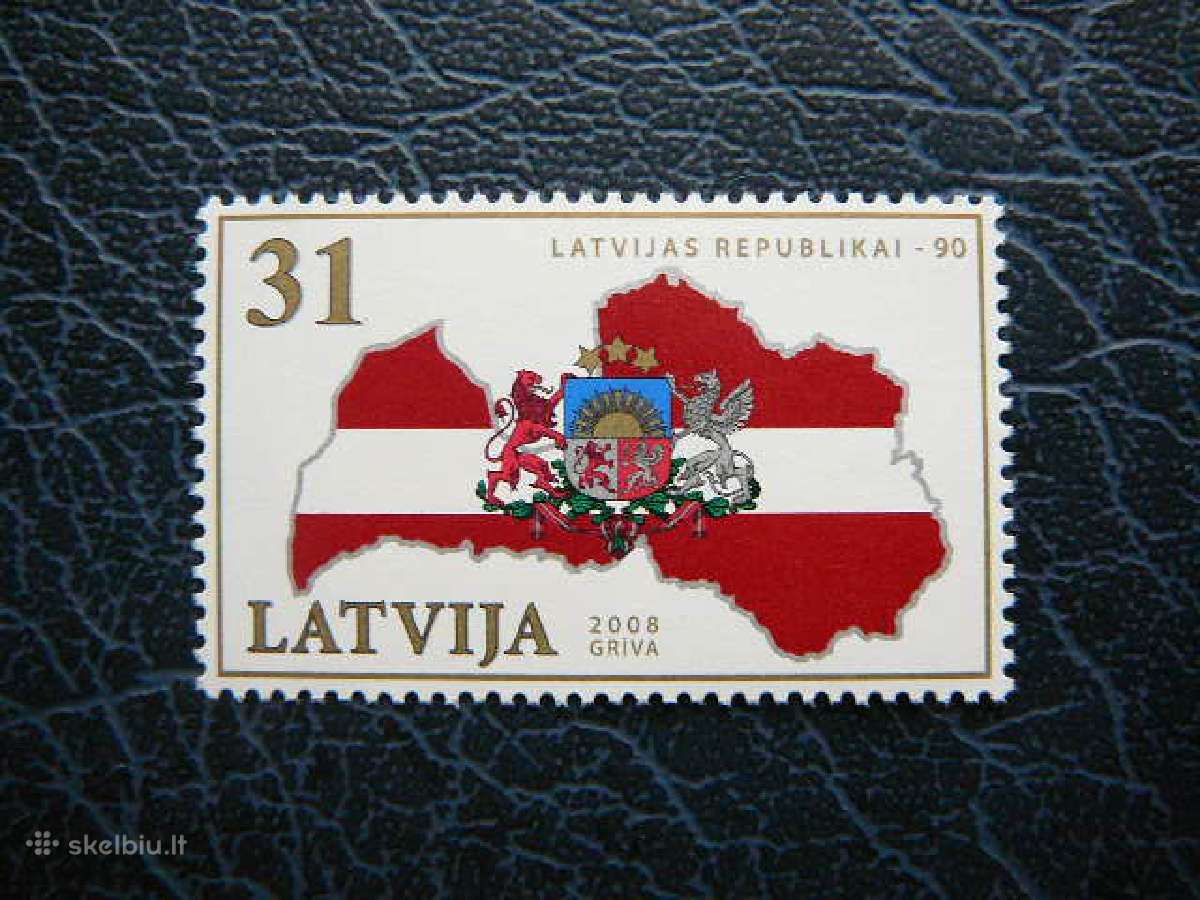 90 metu Latvija 2008 Mnh llt747