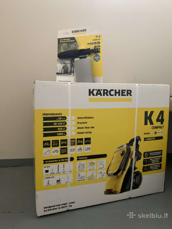 Kärcher aukšto slėgio plovmo įr-ys K4 Compact Home - nuotraukos Nr. 3