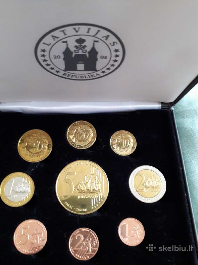 Euro praba rinkinys Latvija 2004
