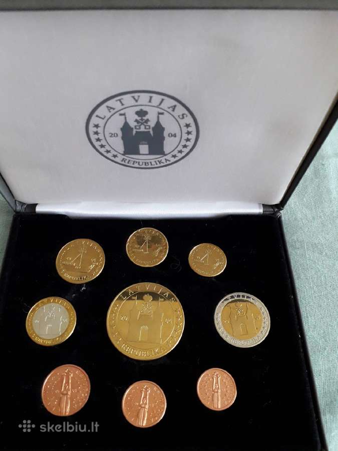 Euro praba rinkinys Latvija 2004 - nuotraukos Nr. 2