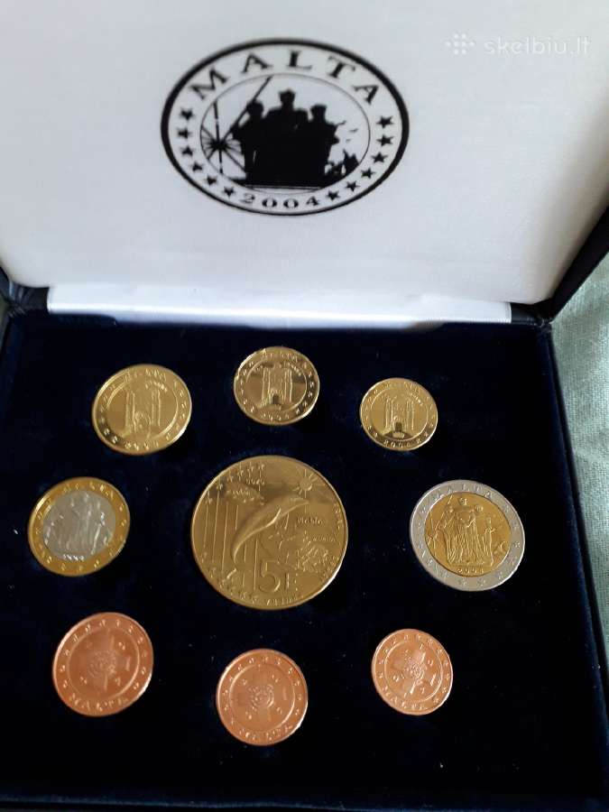 Euro praba rinkinys 9vnt. Malta 2004 - nuotraukos Nr. 2