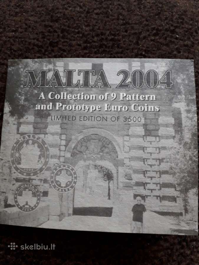 Euro praba rinkinys 9vnt. Malta 2004 - nuotraukos Nr. 3