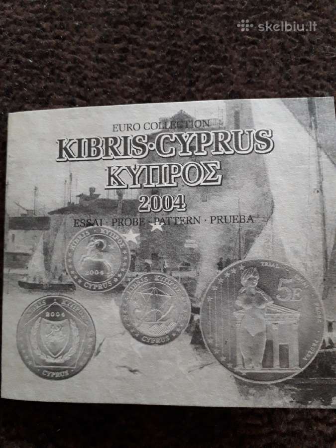 Euro praba rinkinys Kipras 2004 - nuotraukos Nr. 3