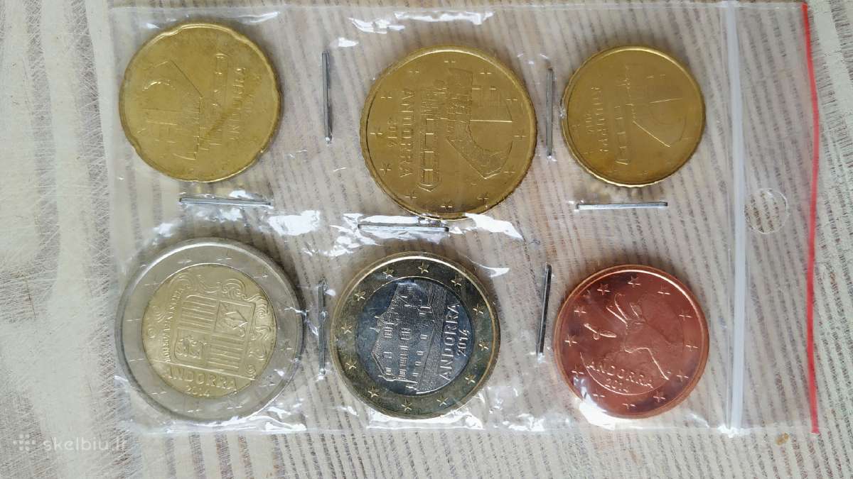 Andora monetos 5ct-2 Euro 2014 Unc