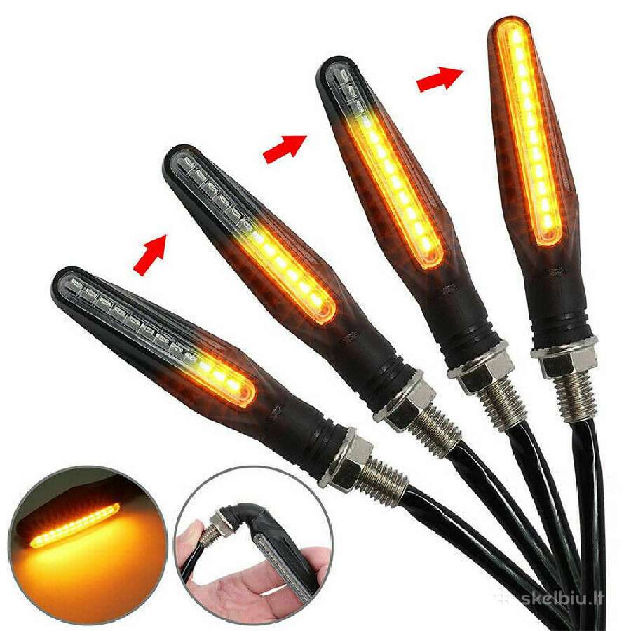 LED posūkių komplektas motociklui - nuotraukos Nr. 2