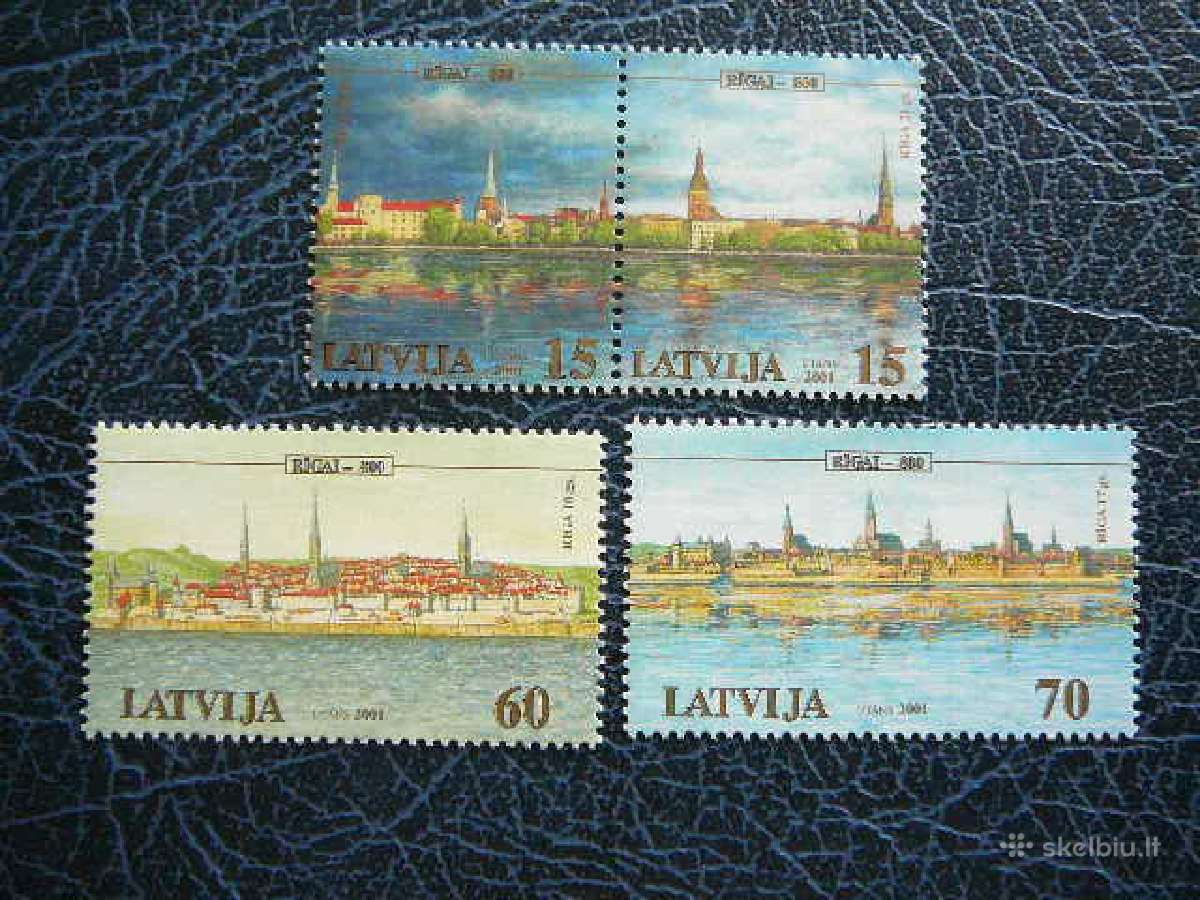 Ryga Latvija 2001 Mnh llt545/8