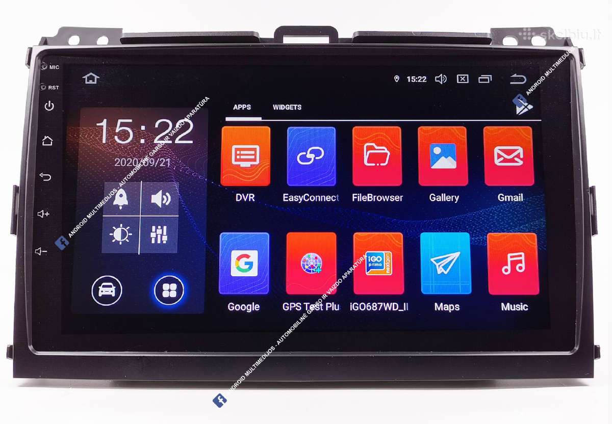 Toyota Land Cruiser 120 Multimedija Android 150 - nuotraukos Nr. 3