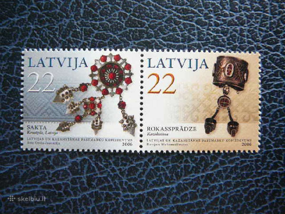 Papuosalai Latvija 2006 Mnh llt672/3