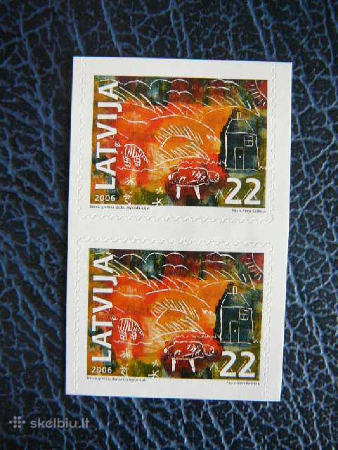 Vaikų grafika Latvija 2006 Mnh llt679ou