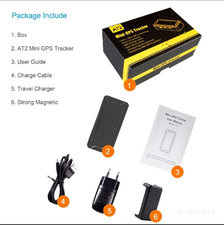 GPS mini sekiklis aukštos klasės (du mikrofonai) - nuotraukos Nr. 6