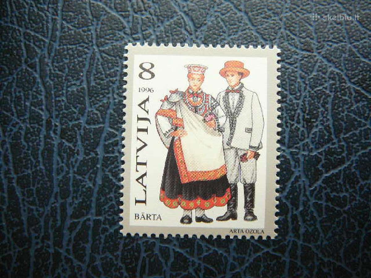 Nacionaliniai kostiumai Latvija 1996 Mnh llt424