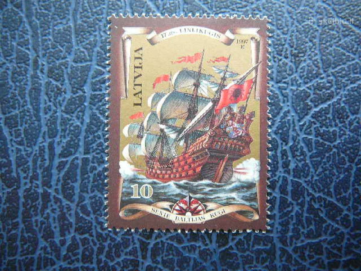 Burlaiviai Latvija 1997 Mnh llt454
