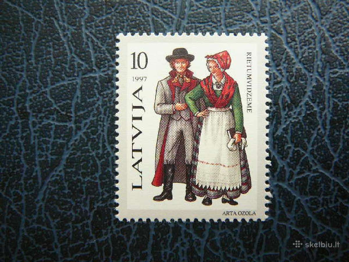 Nacionaliniai kostiumai Latvija 1997 Mnh llt451
