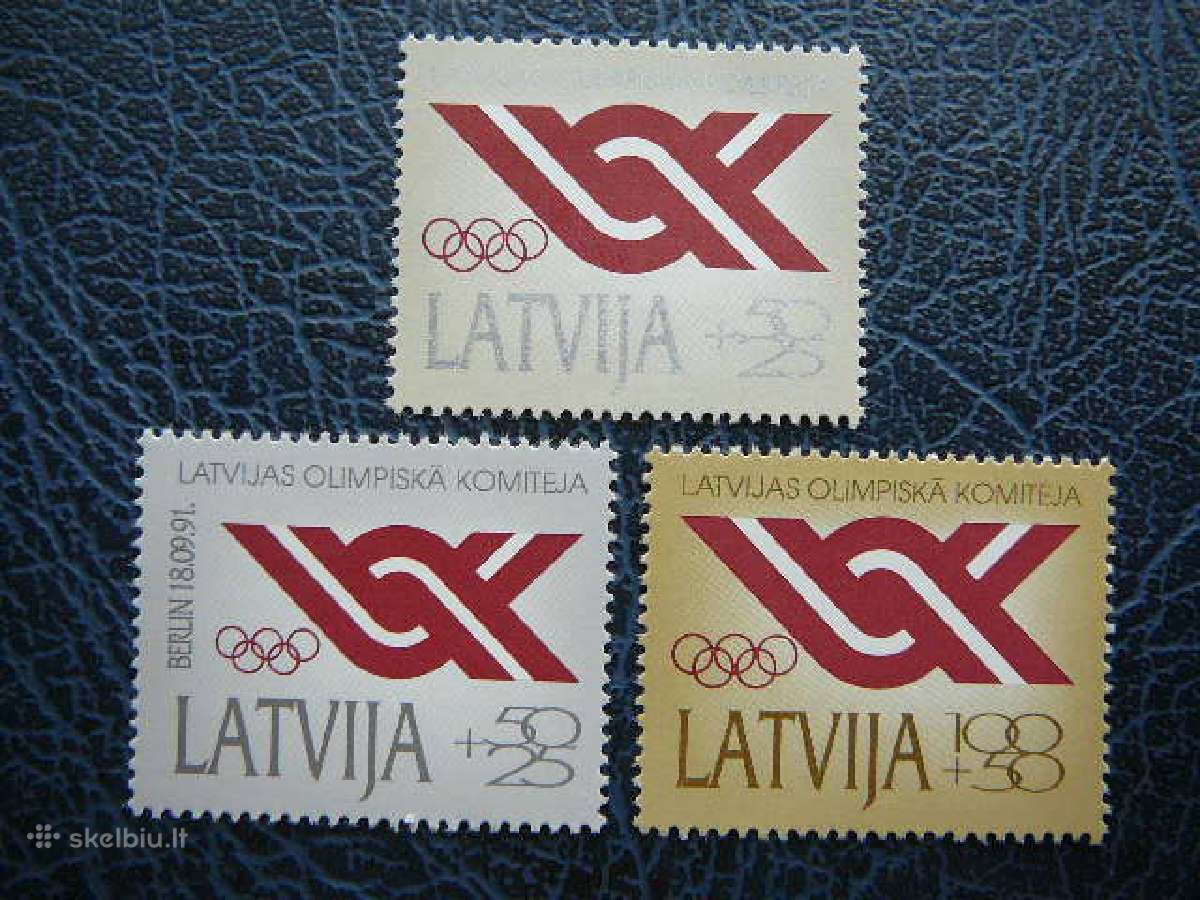 Olimpinis komitetas Latvija 1992 Mnh llt323