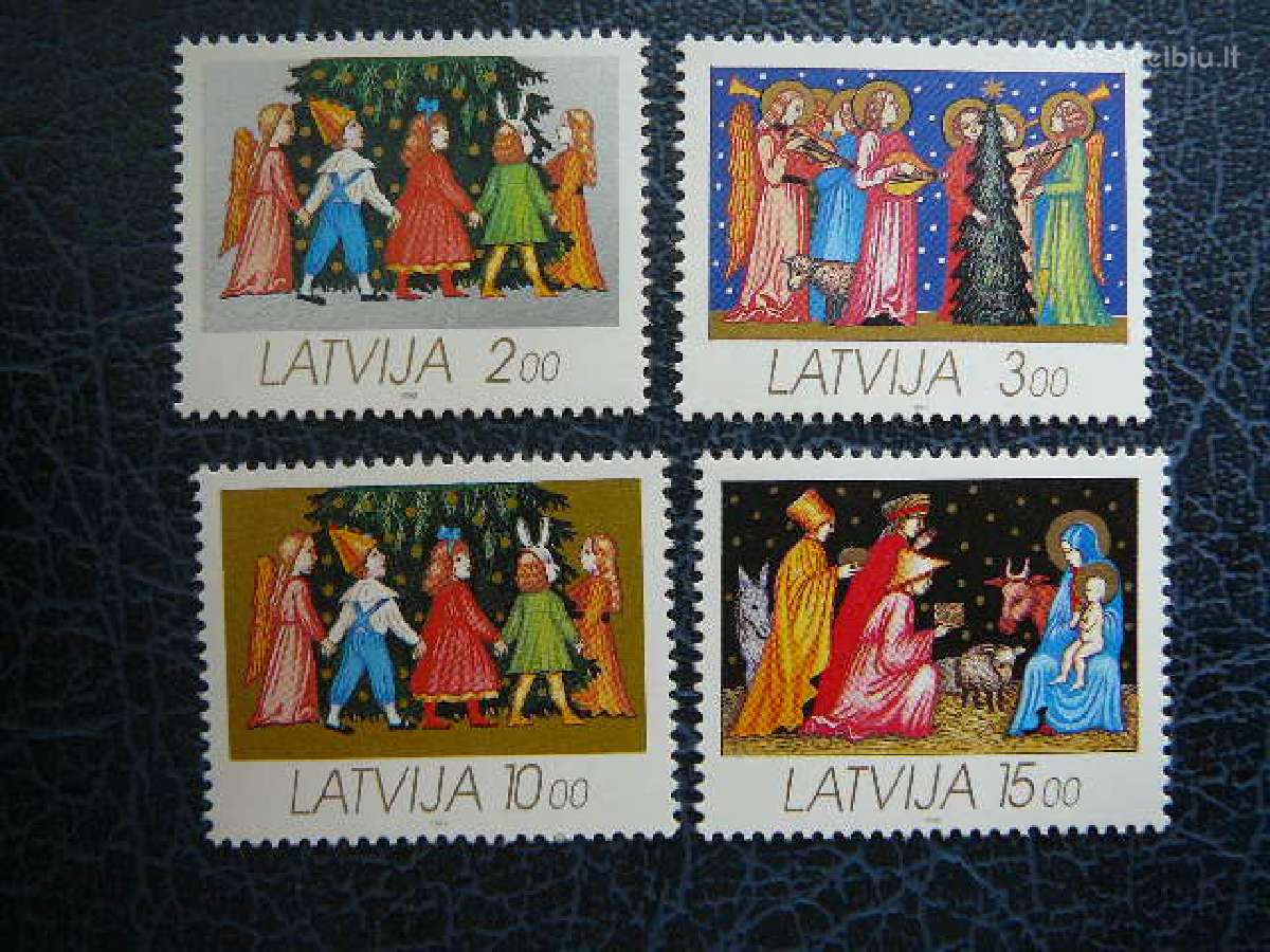 Sventos Kaledos Latvija 1992 Mnh llt344