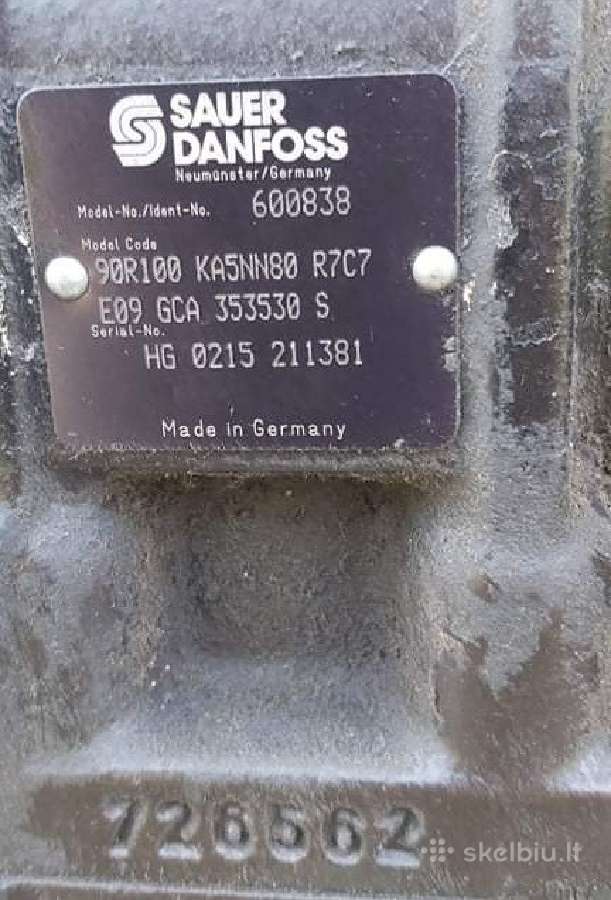 Hidrauliniai siurbliai - Sauer Danfoss 90r100 - nuotraukos Nr. 5