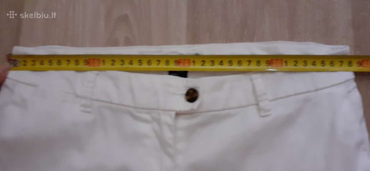 "h&m" baltos spalvos kelnes - nuotraukos Nr. 6