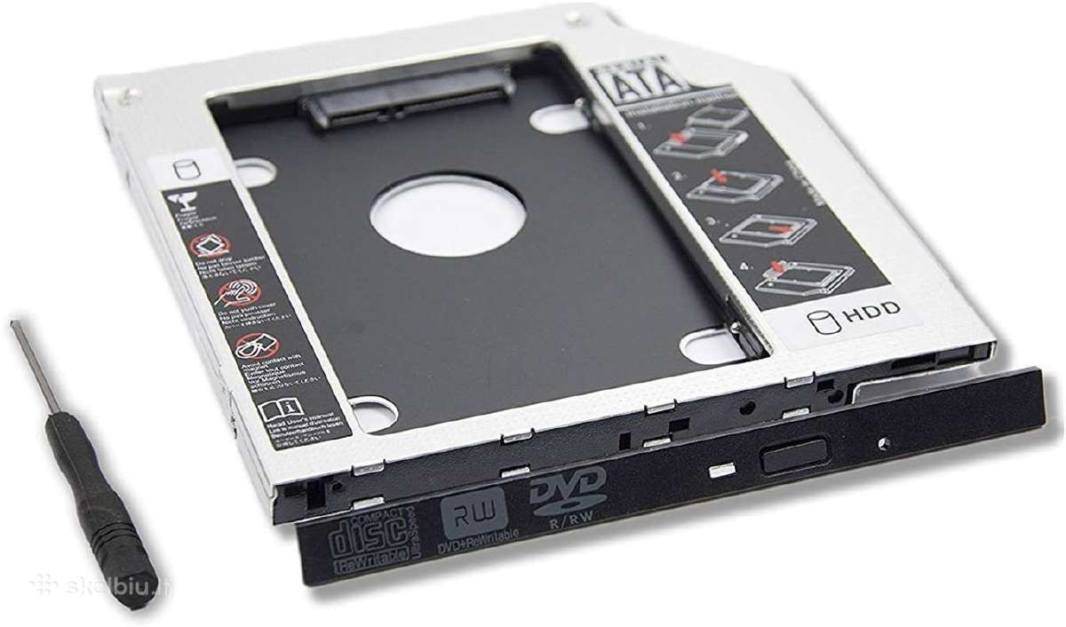 Adapteris HDD / SSD diskui vietoje Dvd įrenginio - nuotraukos Nr. 2