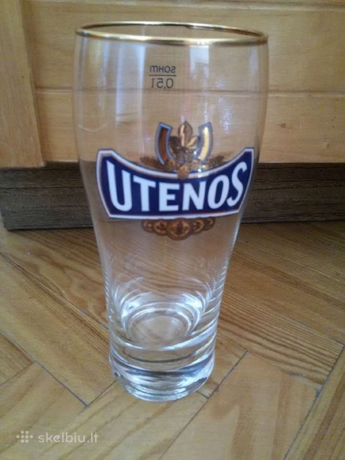 Mažai naudoti alaus bokalai iš komplektų