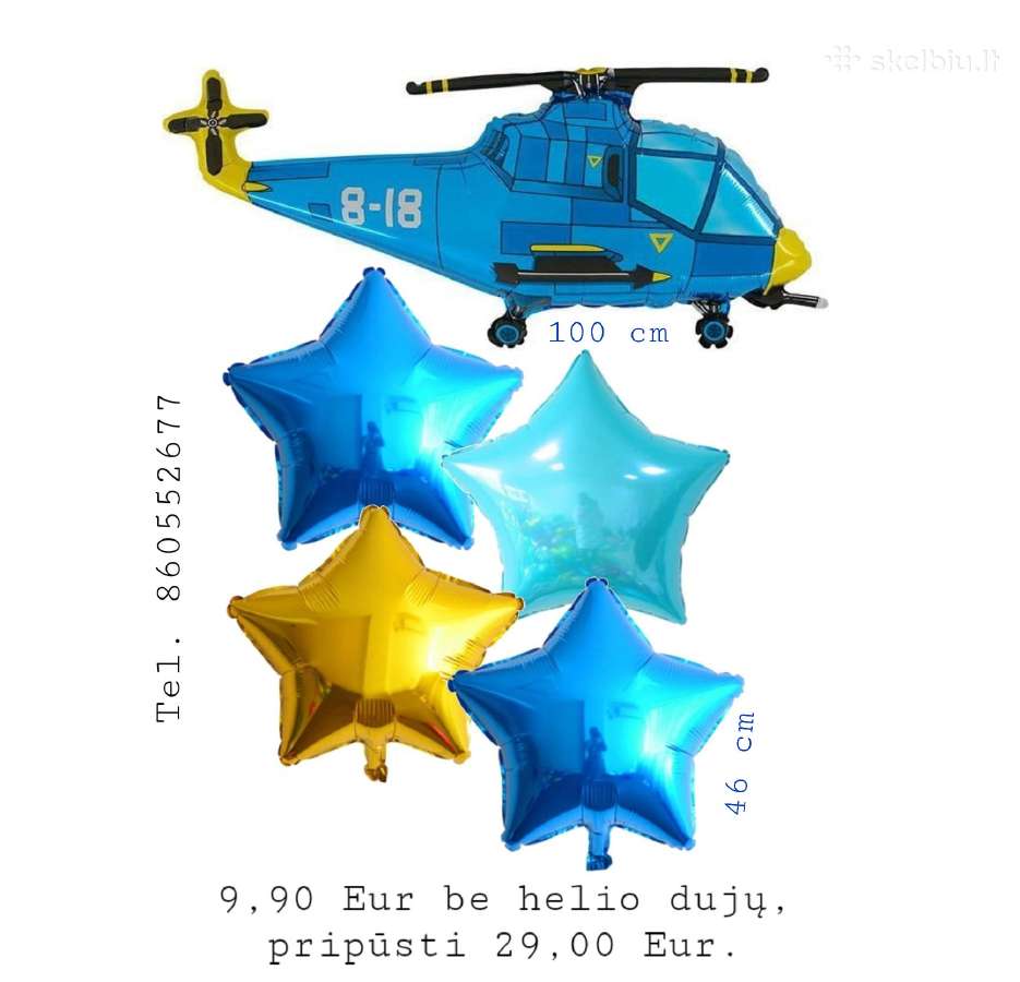 Helio dujų balionas - helio dujos - helis - nuotraukos Nr. 14