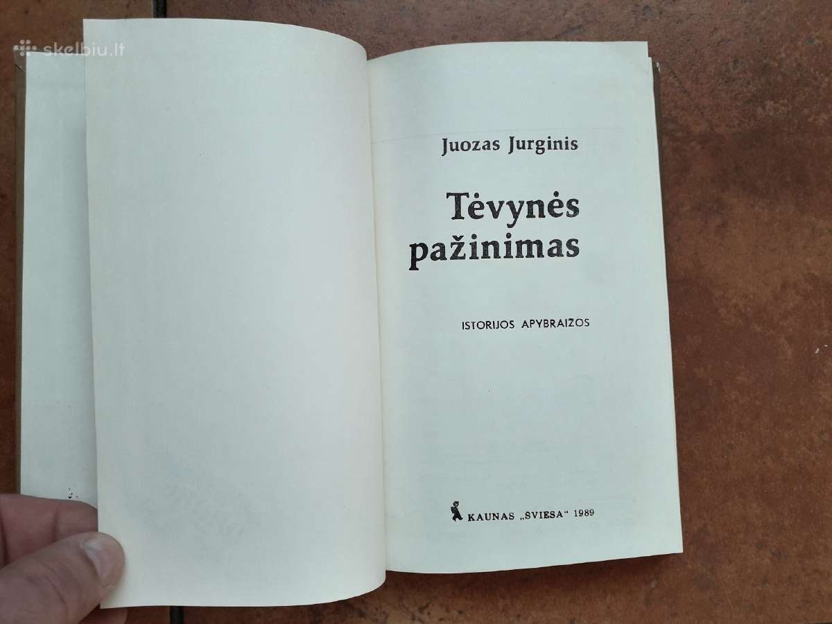 Juozas Jurginis "Tevynės pažinimas" 1989 metai - nuotraukos Nr. 2