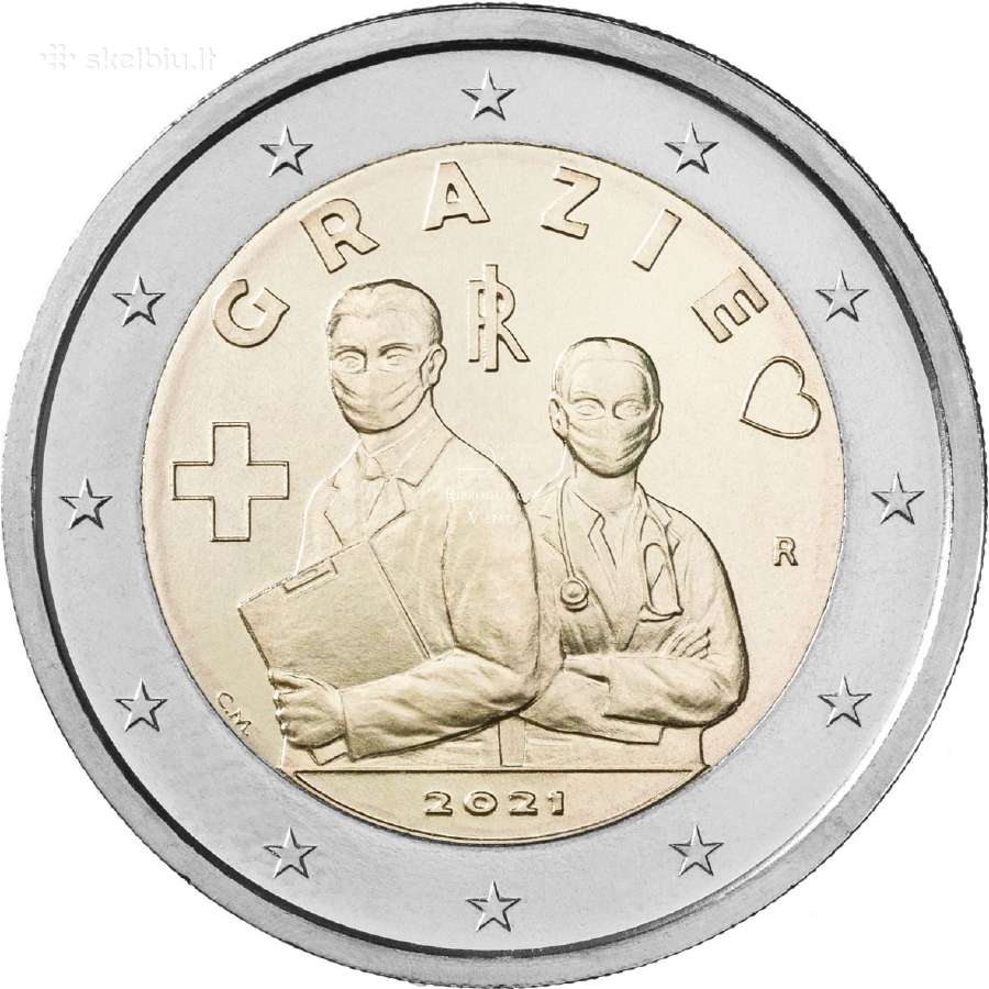 Italijos proginės euro monetos - nuotraukos Nr. 11