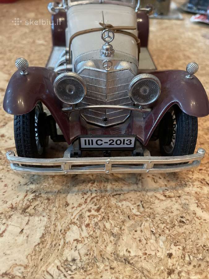 Mercedes Benz Ssk 1928 burago tarpukario 1:18 - nuotraukos Nr. 2