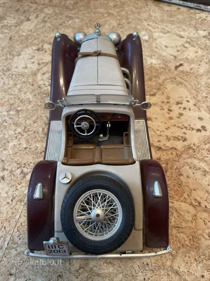 Mercedes Benz Ssk 1928 burago tarpukario 1:18 - nuotraukos Nr. 3